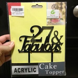 Decoration cake topper birthday party, gift